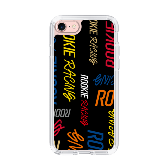 スリムプロテクションケース［ ルーキーレーシング - カラフルロゴ - ブラック ］