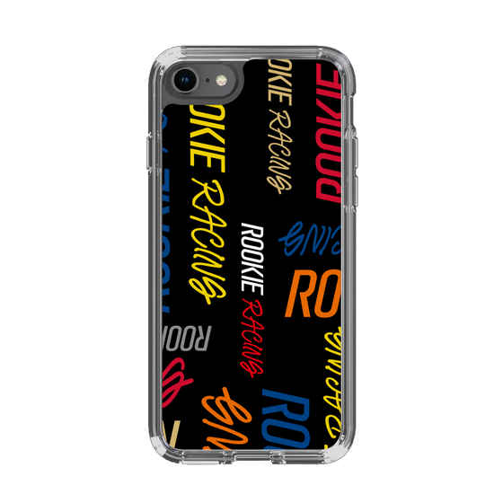 スリムプロテクションケース［ ルーキーレーシング - カラフルロゴ - ブラック ］