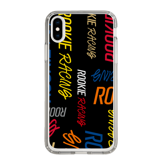 スリムプロテクションケース［ ルーキーレーシング - カラフルロゴ - ブラック ］