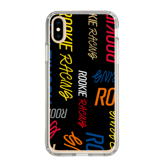 スリムプロテクションケース［ ルーキーレーシング - カラフルロゴ - ブラック ］