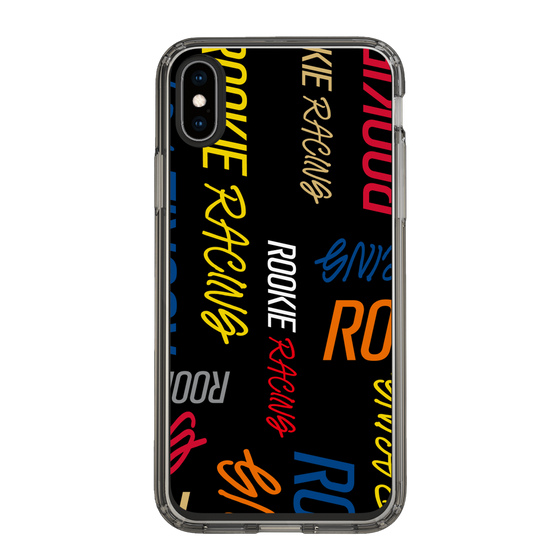 スリムプロテクションケース［ ルーキーレーシング - カラフルロゴ - ブラック ］