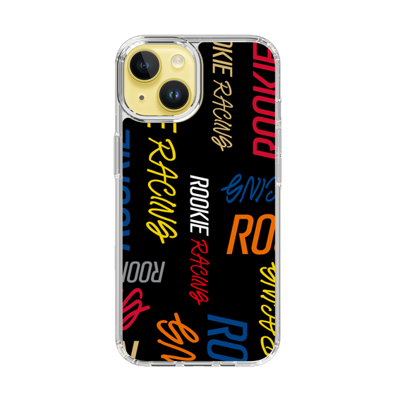 スリムプロテクションケース［ ルーキーレーシング - カラフルロゴ - ブラック ］