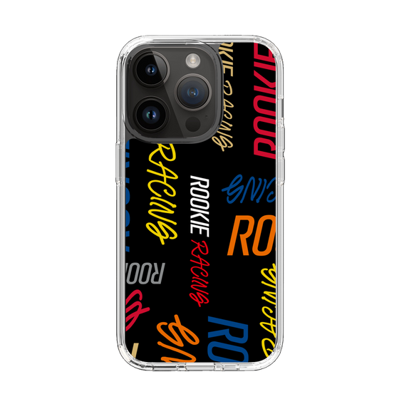 スリムプロテクションケース［ ルーキーレーシング - カラフルロゴ - ブラック ］