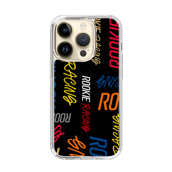 スリムプロテクションケース［ ルーキーレーシング - カラフルロゴ - ブラック ］