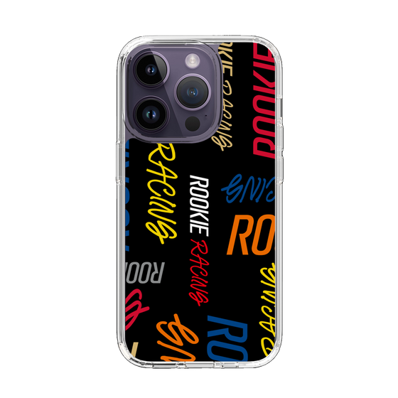 スリムプロテクションケース［ ルーキーレーシング - カラフルロゴ - ブラック ］