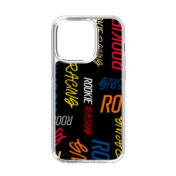 スリムプロテクションケース［ ルーキーレーシング - カラフルロゴ - ブラック ］