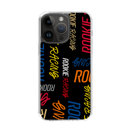 スリムプロテクションケース［ ルーキーレーシング - カラフルロゴ - ブラック ］