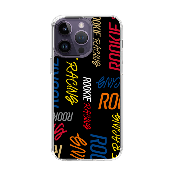 スリムプロテクションケース［ ルーキーレーシング - カラフルロゴ - ブラック ］