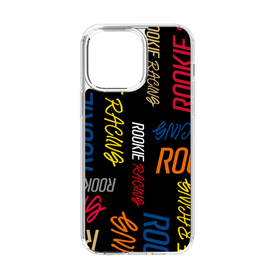 スリムプロテクションケース［ ルーキーレーシング - カラフルロゴ - ブラック ］