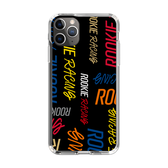 スリムプロテクションケース［ ルーキーレーシング - カラフルロゴ - ブラック ］