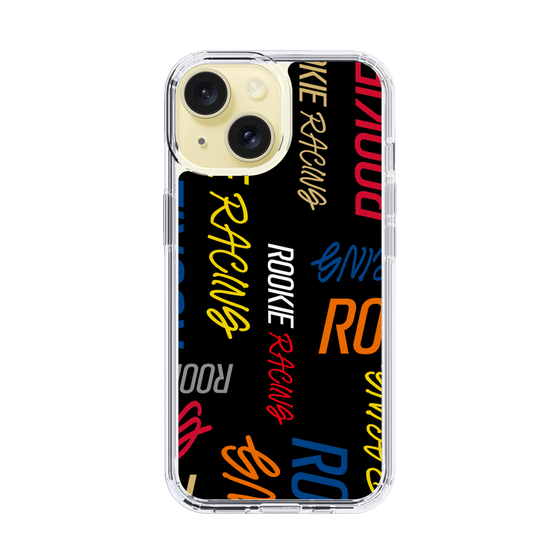 スリムプロテクションケース［ ルーキーレーシング - カラフルロゴ - ブラック ］