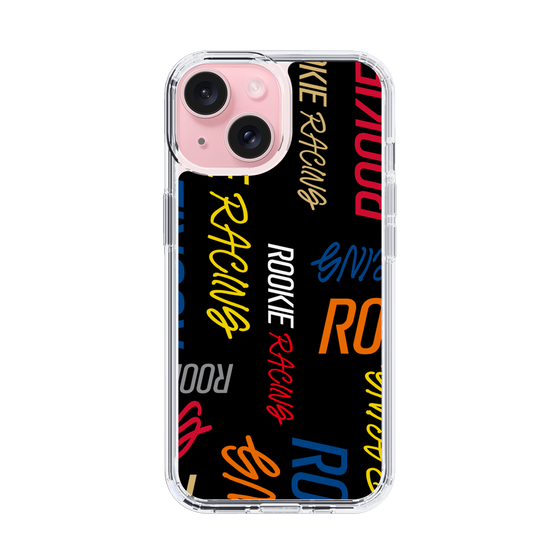 スリムプロテクションケース［ ルーキーレーシング - カラフルロゴ - ブラック ］