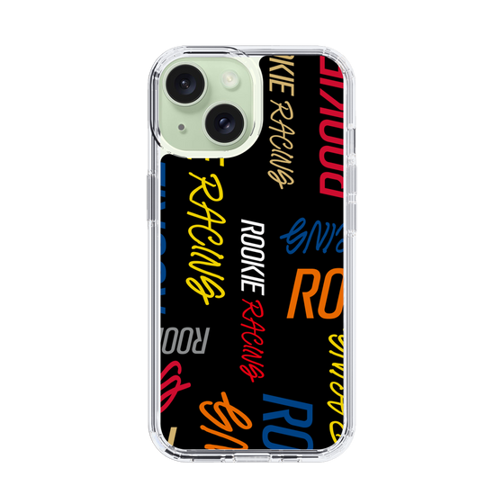 スリムプロテクションケース［ ルーキーレーシング - カラフルロゴ - ブラック ］