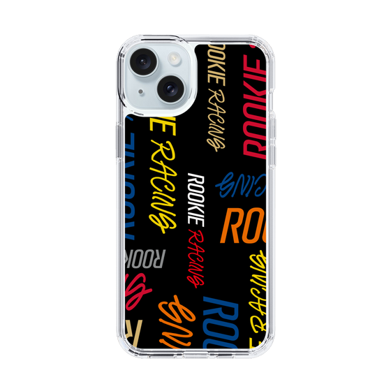 スリムプロテクションケース［ ルーキーレーシング - カラフルロゴ - ブラック ］