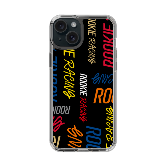 スリムプロテクションケース［ ルーキーレーシング - カラフルロゴ - ブラック ］