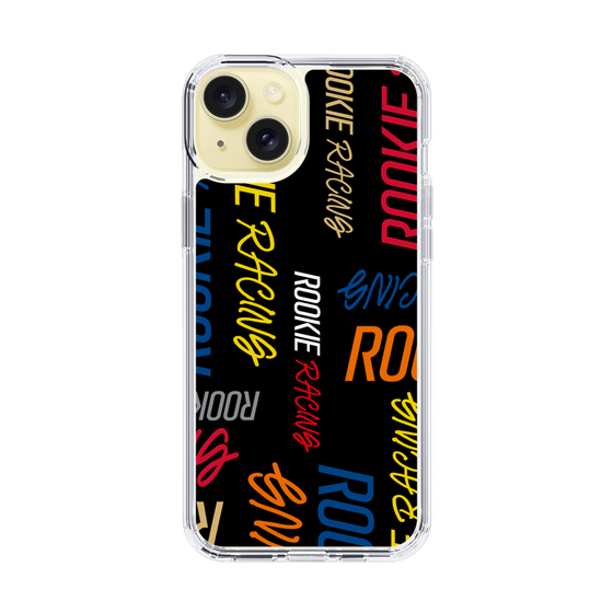 スリムプロテクションケース［ ルーキーレーシング - カラフルロゴ - ブラック ］