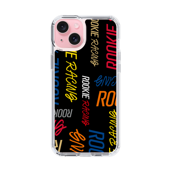 スリムプロテクションケース［ ルーキーレーシング - カラフルロゴ - ブラック ］