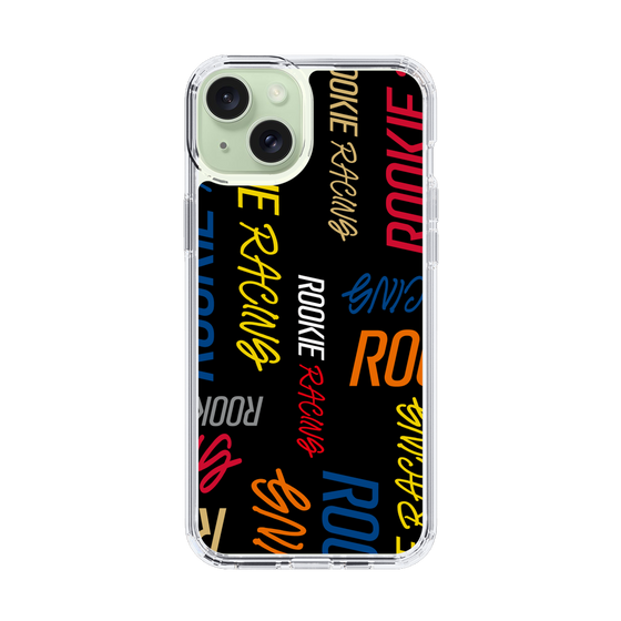 スリムプロテクションケース［ ルーキーレーシング - カラフルロゴ - ブラック ］