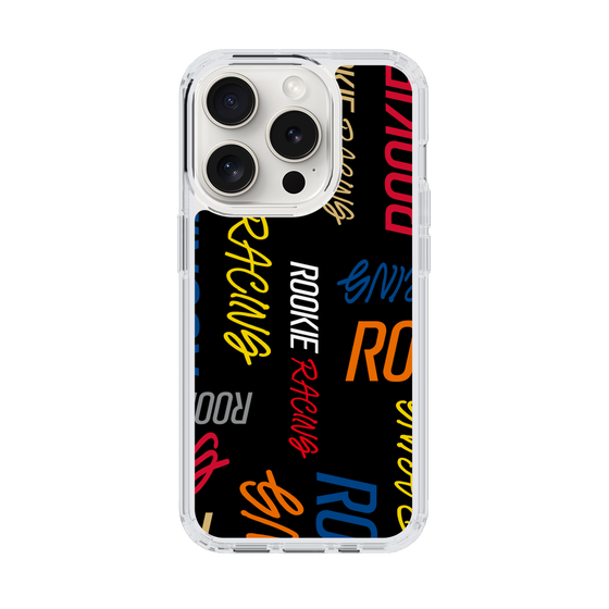 スリムプロテクションケース［ ルーキーレーシング - カラフルロゴ - ブラック ］