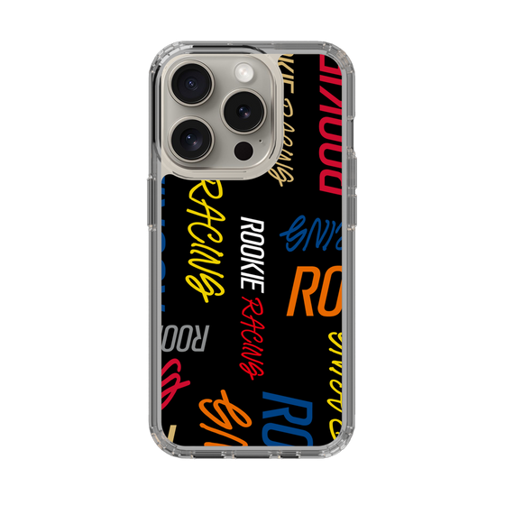 スリムプロテクションケース［ ルーキーレーシング - カラフルロゴ - ブラック ］