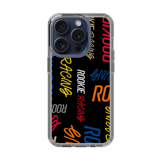 スリムプロテクションケース［ ルーキーレーシング - カラフルロゴ - ブラック ］