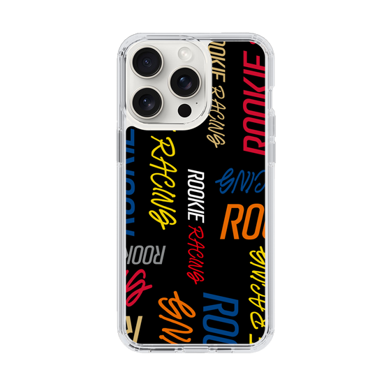 スリムプロテクションケース［ ルーキーレーシング - カラフルロゴ - ブラック ］