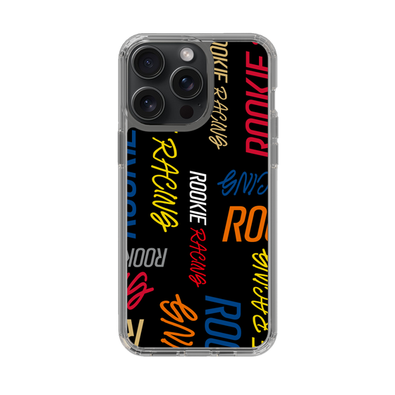 スリムプロテクションケース［ ルーキーレーシング - カラフルロゴ - ブラック ］