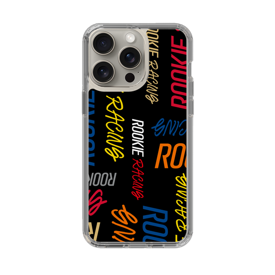 スリムプロテクションケース［ ルーキーレーシング - カラフルロゴ - ブラック ］