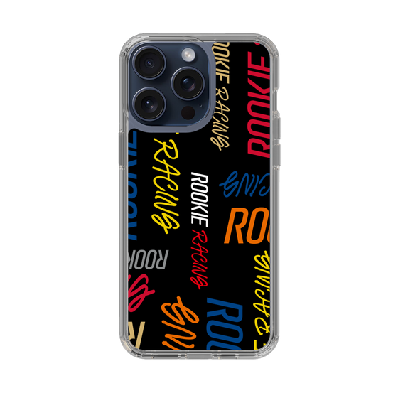 スリムプロテクションケース［ ルーキーレーシング - カラフルロゴ - ブラック ］