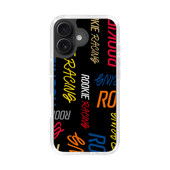 スリムプロテクションケース［ ルーキーレーシング - カラフルロゴ - ブラック ］