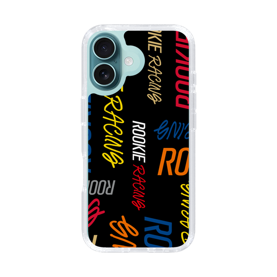 スリムプロテクションケース［ ルーキーレーシング - カラフルロゴ - ブラック ］