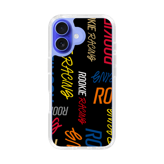 スリムプロテクションケース［ ルーキーレーシング - カラフルロゴ - ブラック ］