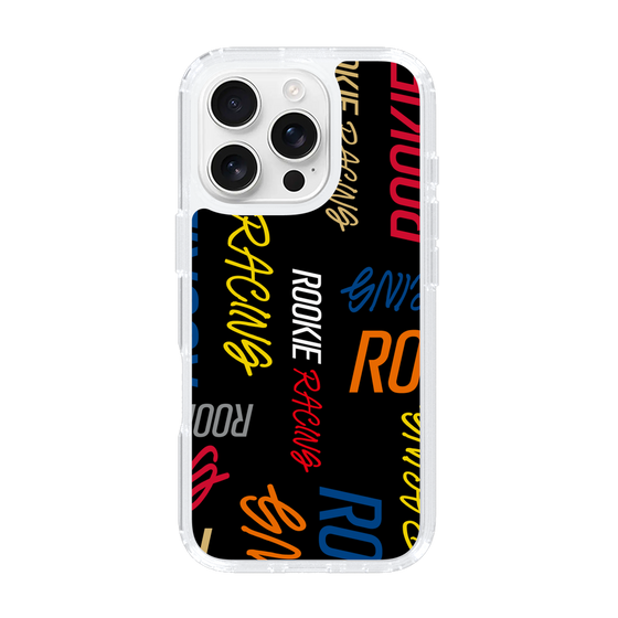 スリムプロテクションケース［ ルーキーレーシング - カラフルロゴ - ブラック ］