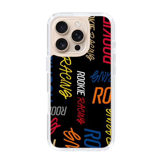 スリムプロテクションケース［ ルーキーレーシング - カラフルロゴ - ブラック ］