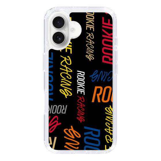 スリムプロテクションケース［ ルーキーレーシング - カラフルロゴ - ブラック ］