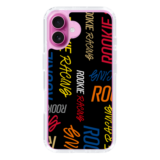 スリムプロテクションケース［ ルーキーレーシング - カラフルロゴ - ブラック ］