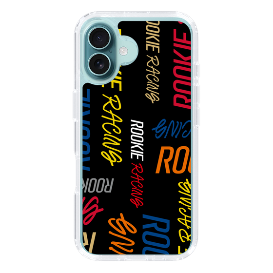 スリムプロテクションケース［ ルーキーレーシング - カラフルロゴ - ブラック ］