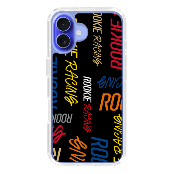 スリムプロテクションケース［ ルーキーレーシング - カラフルロゴ - ブラック ］