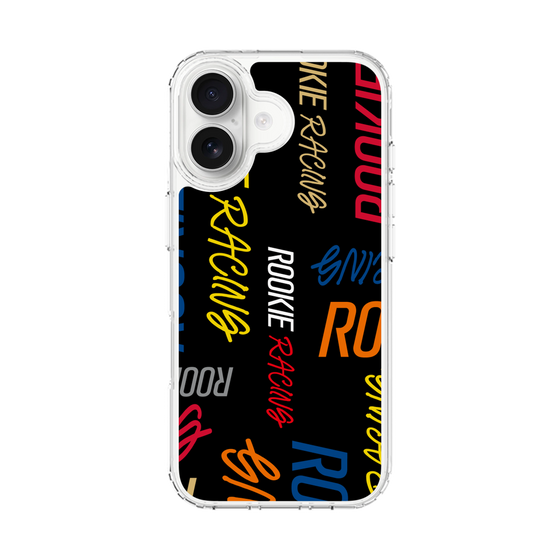 スリムプロテクションケース［ ルーキーレーシング - カラフルロゴ - ブラック ］