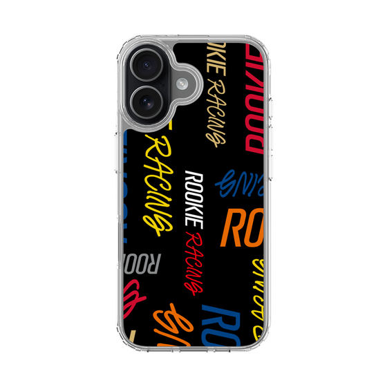 スリムプロテクションケース［ ルーキーレーシング - カラフルロゴ - ブラック ］