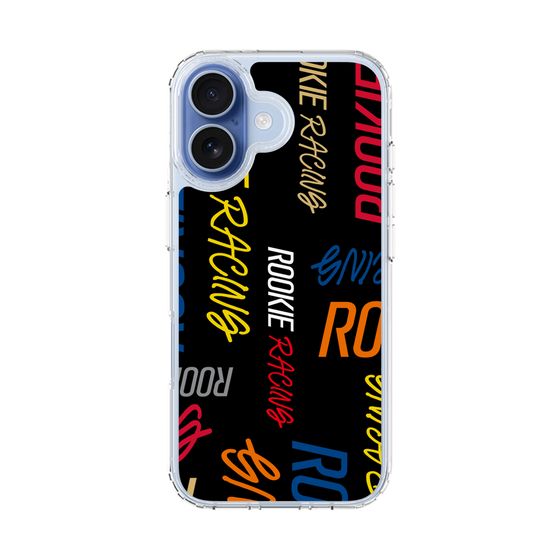 スリムプロテクションケース［ ルーキーレーシング - カラフルロゴ - ブラック ］