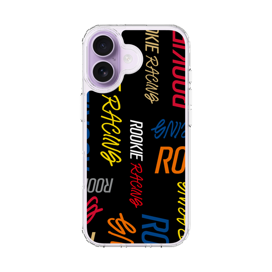 スリムプロテクションケース［ ルーキーレーシング - カラフルロゴ - ブラック ］