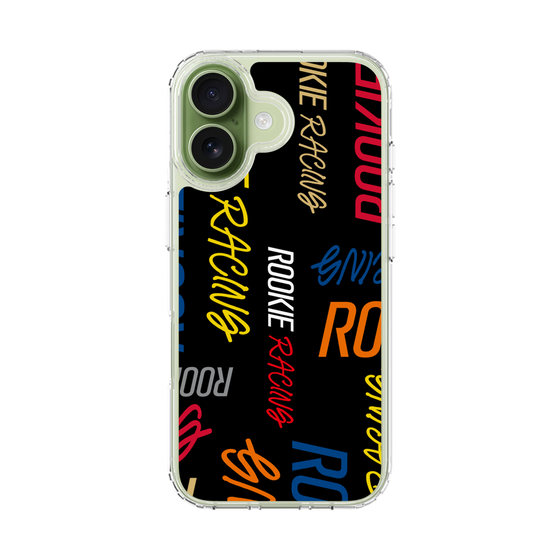 スリムプロテクションケース［ ルーキーレーシング - カラフルロゴ - ブラック ］