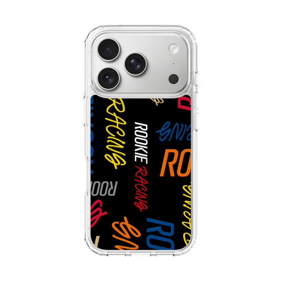 スリムプロテクションケース［ ルーキーレーシング - カラフルロゴ - ブラック ］