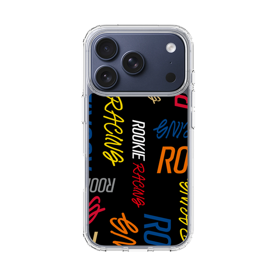 スリムプロテクションケース［ ルーキーレーシング - カラフルロゴ - ブラック ］