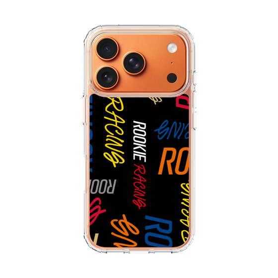 スリムプロテクションケース［ ルーキーレーシング - カラフルロゴ - ブラック ］