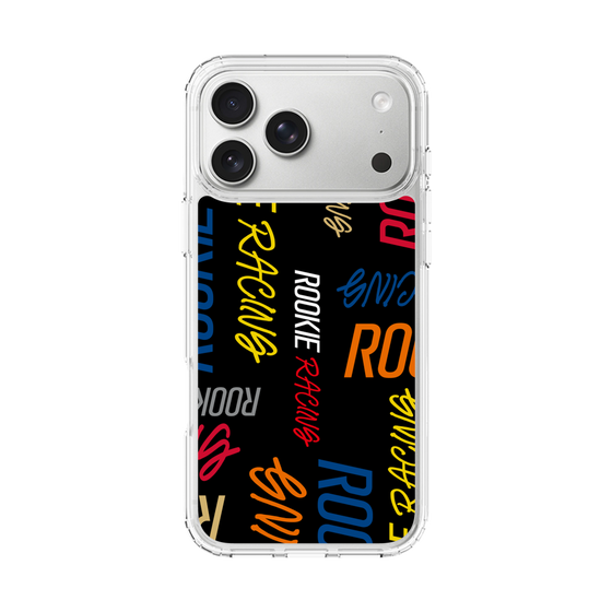 スリムプロテクションケース［ ルーキーレーシング - カラフルロゴ - ブラック ］