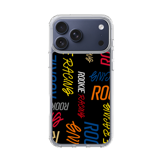 スリムプロテクションケース［ ルーキーレーシング - カラフルロゴ - ブラック ］