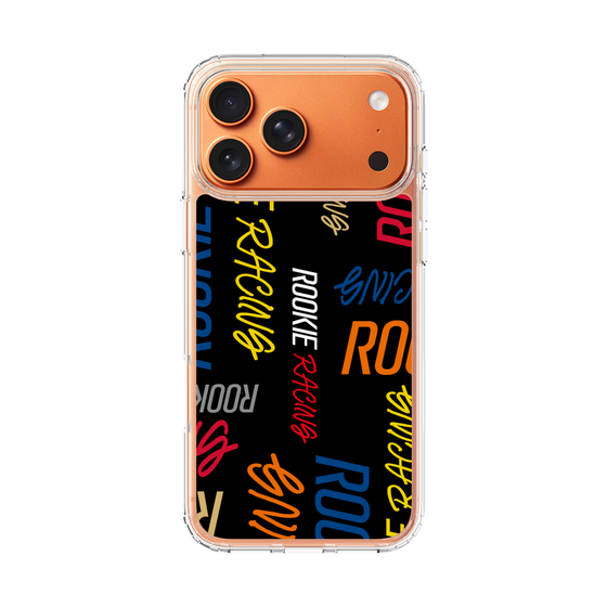 スリムプロテクションケース［ ルーキーレーシング - カラフルロゴ - ブラック ］