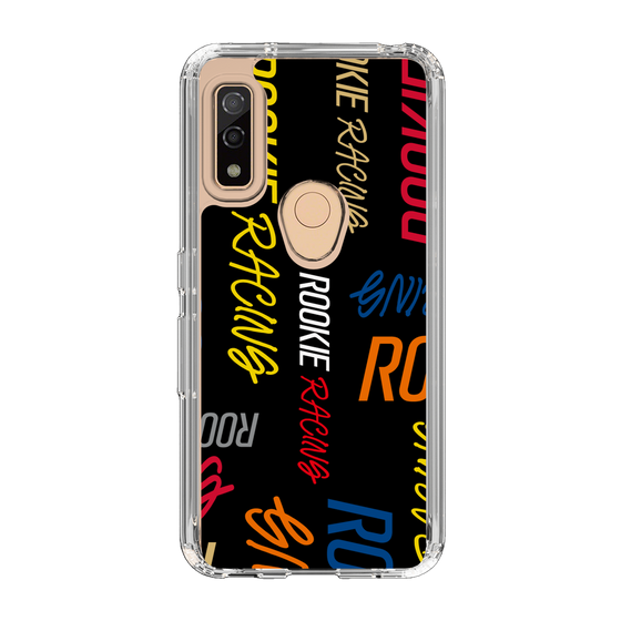 スリムプロテクションケース［ ルーキーレーシング - カラフルロゴ - ブラック ］